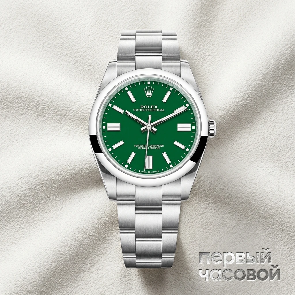 Rolex Oyster Perpetual 41 Mm Green Dial New Model 134300