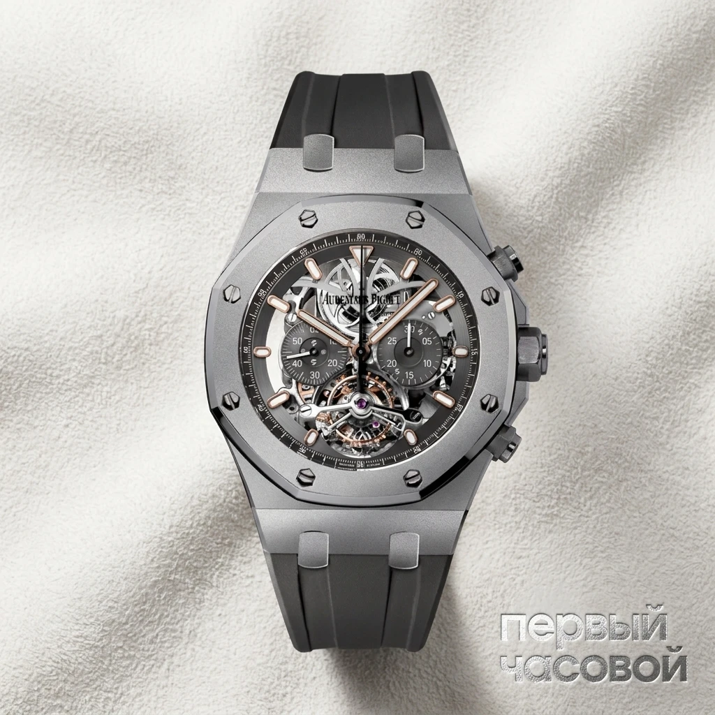Audemars Piguet Royal Oak Tourbillon Chronograph Skeleton Titanium 26347TI.GG.D004CA.01