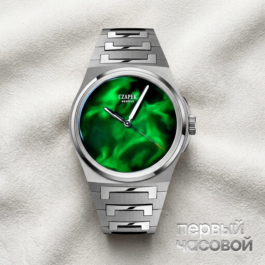 Czapek Antarctique Green Explosion Limited Edition