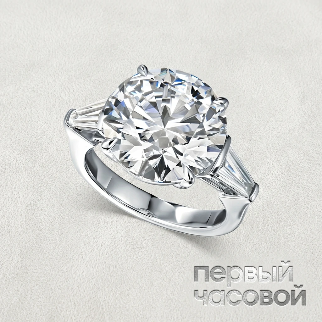 Купить украшение Studio jewelry Кольцо 5,06 ct. E/VS1 Laboratory Grown Diamond : в наличии в Москве!