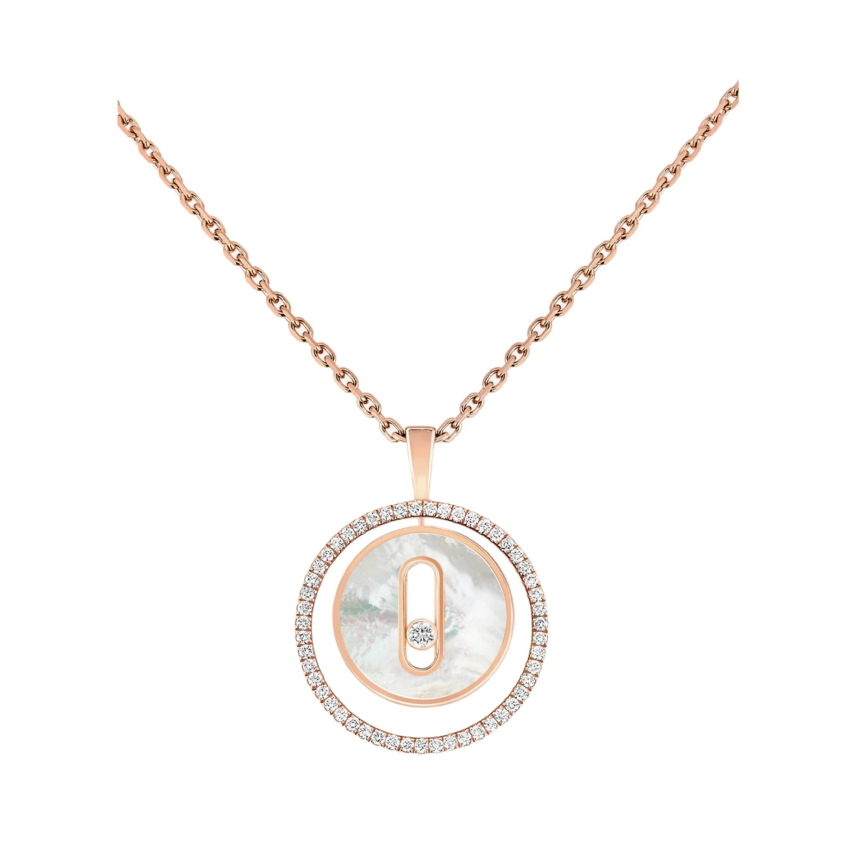 Купить украшение MESSIKA White Mother-of-Pearl Lucky Move PM 11650-PG: в наличии в Москве!