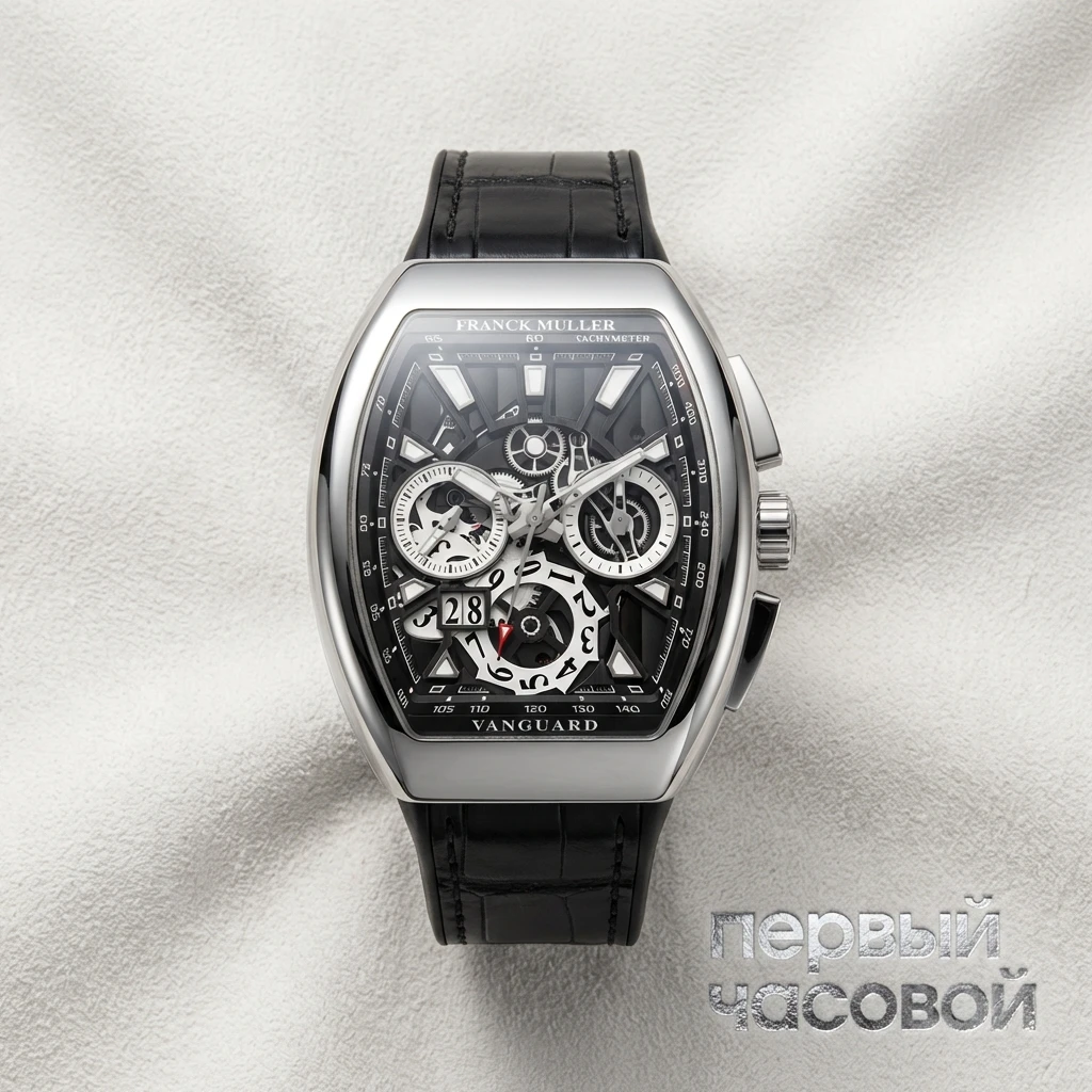 Купить элитные часы Franck Muller Mens Collection Vanguard Grand Date V 45 CC GD SQT BR 3: в наличии в Москве!