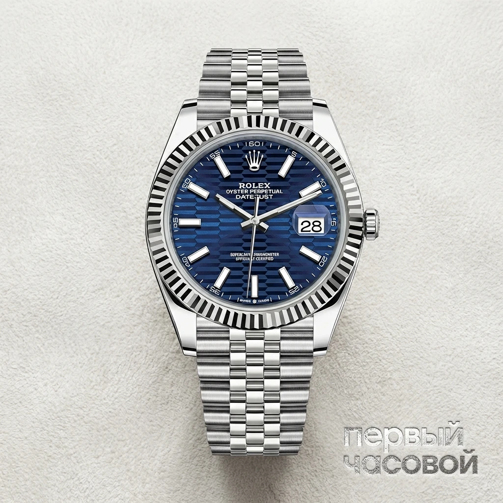 Rolex Datejust 41Mm Blue Fluted Motif 2023 126334-0032