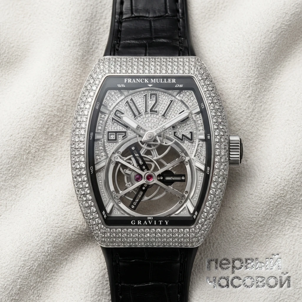 Купить элитные часы Franck Muller Mens Collection Gravity Vanguard Yachting V 50 LT GRAVITI CS D CD AC.NR: в наличии в Москве!