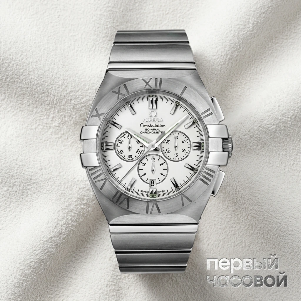 Купить элитные часы Omega Constellation Double Eagle Chronograph 1514.20.00: в наличии в Москве!