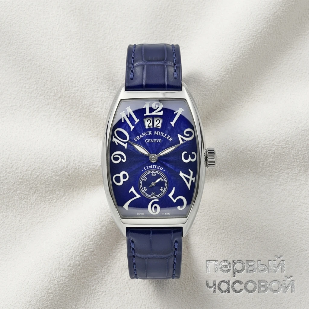 Купить элитные часы Franck Muller Franck Muller Curvex Limited Edition Steel Blue 30mm 2581 S6: в наличии в Москве!