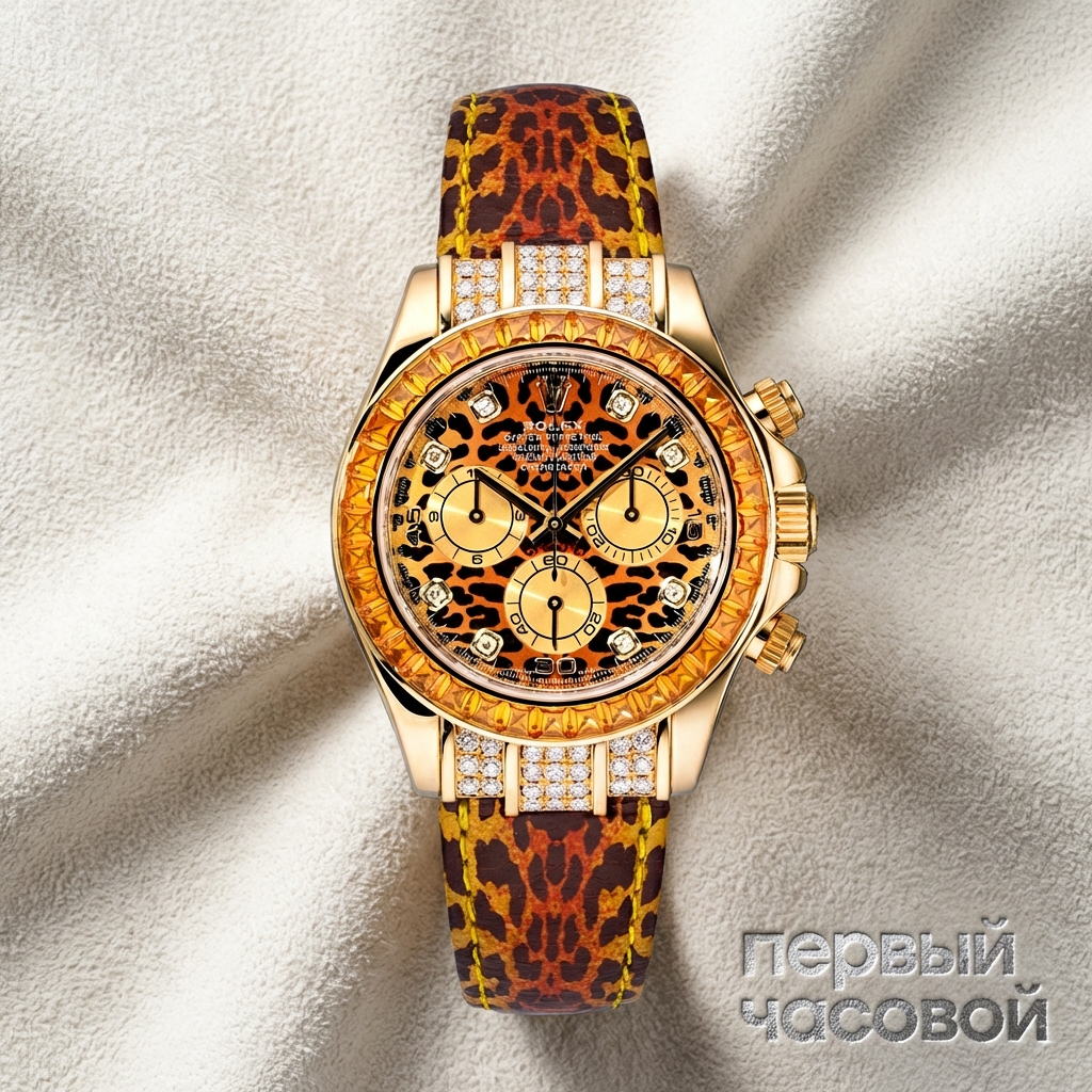 Rolex Daytona Leopard Custom