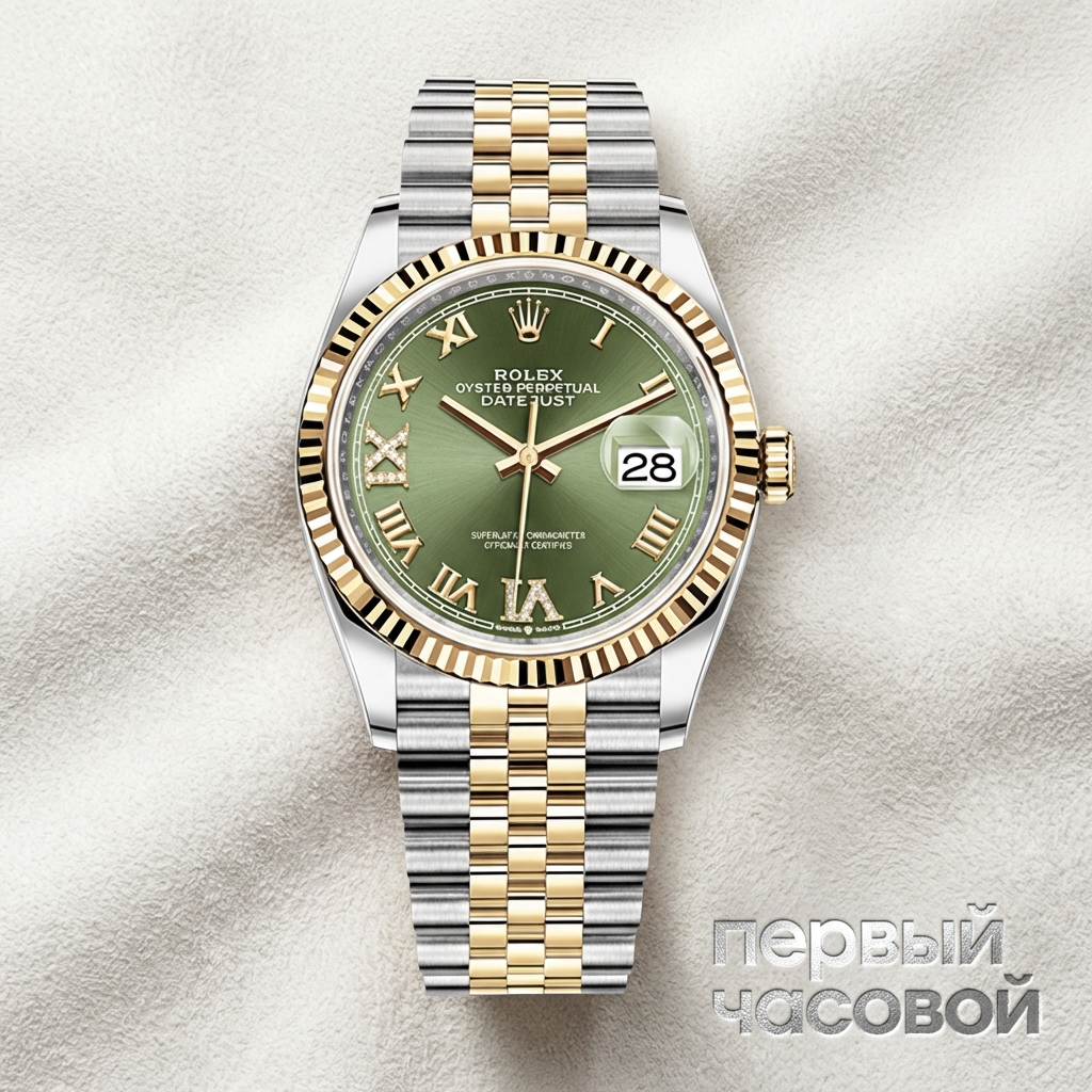 Rolex Oyster Perpetual Datejust 36 Mm Rolesor Oystersteel And Yellow Gold