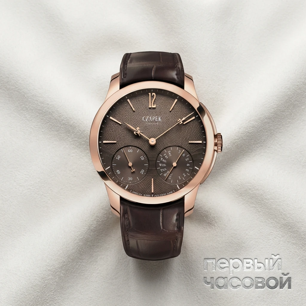Czapek Quai Des Bergues Guilloche Ricochet - Havana Brown