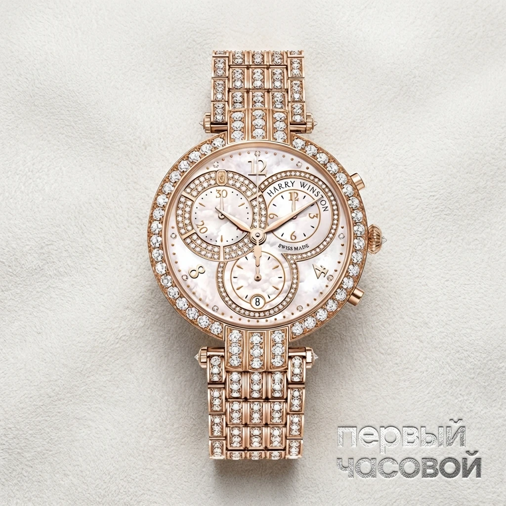 Купить элитные часы Harry Winston Premier Chronograph PRNQCH40RR005: в наличии в Москве!