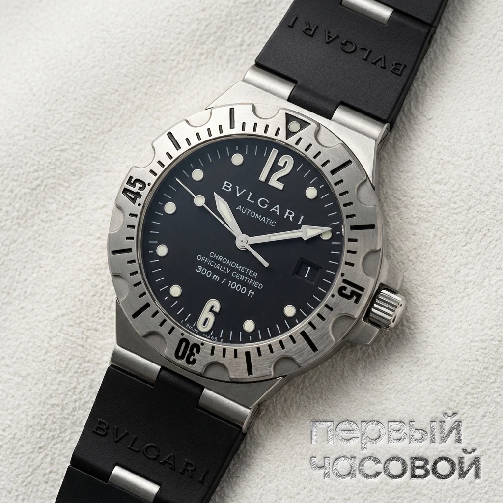 Купить элитные часы Bvlgari Diagono Professional Acqua SD 40 S: в наличии в Москве!