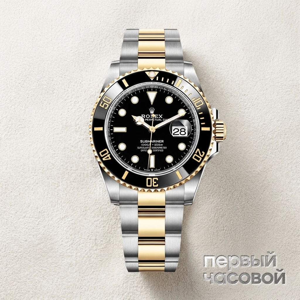 Купить элитные часы Rolex Submariner Steel &amp; Yellow Gold Black Dial 126613LN: в наличии в Москве!