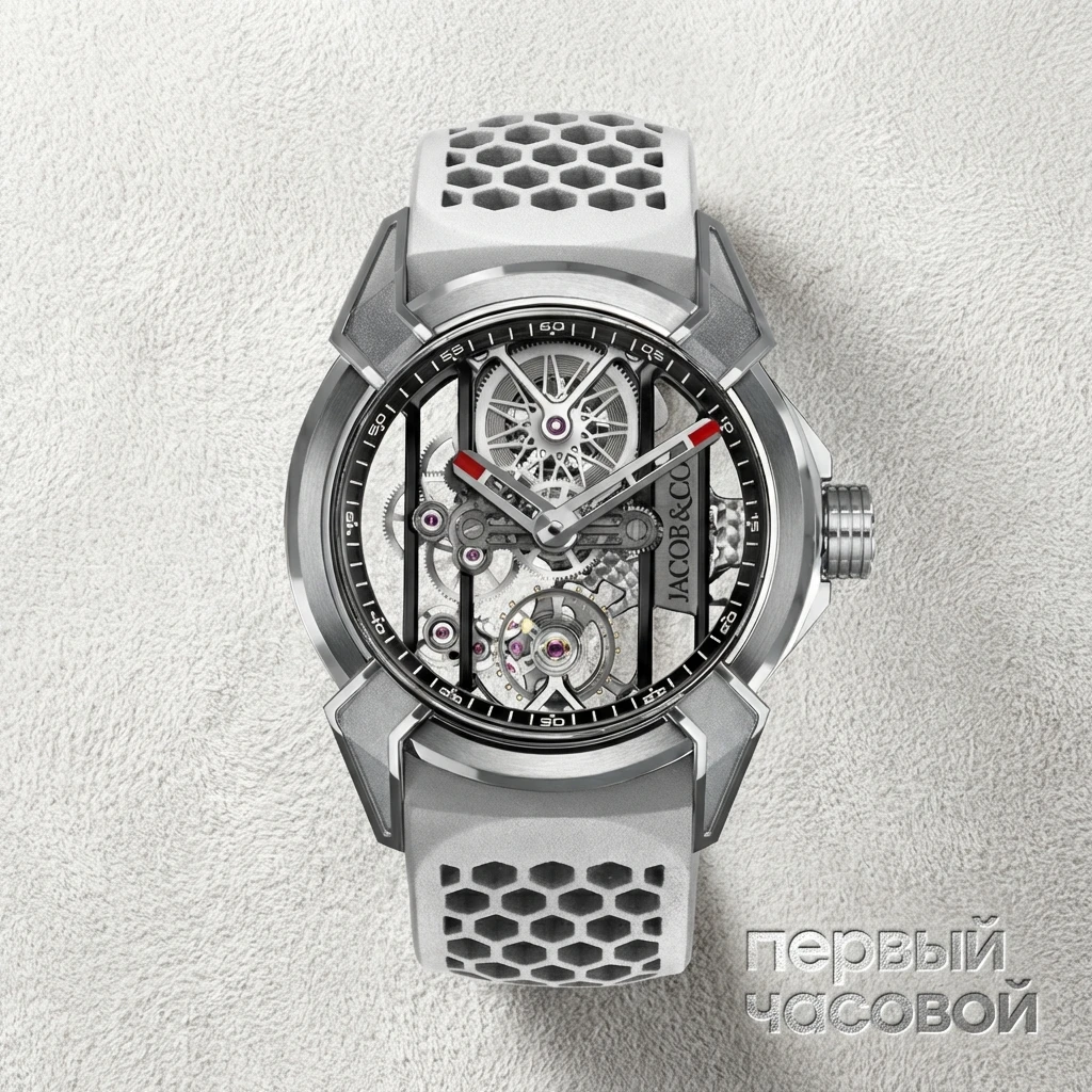 Купить элитные часы Jacob &amp; Co Epic X Titanium (Black Neoralithe Inner Ring) EX110.20.AA.AF.ABRUA: в наличии в Москве!