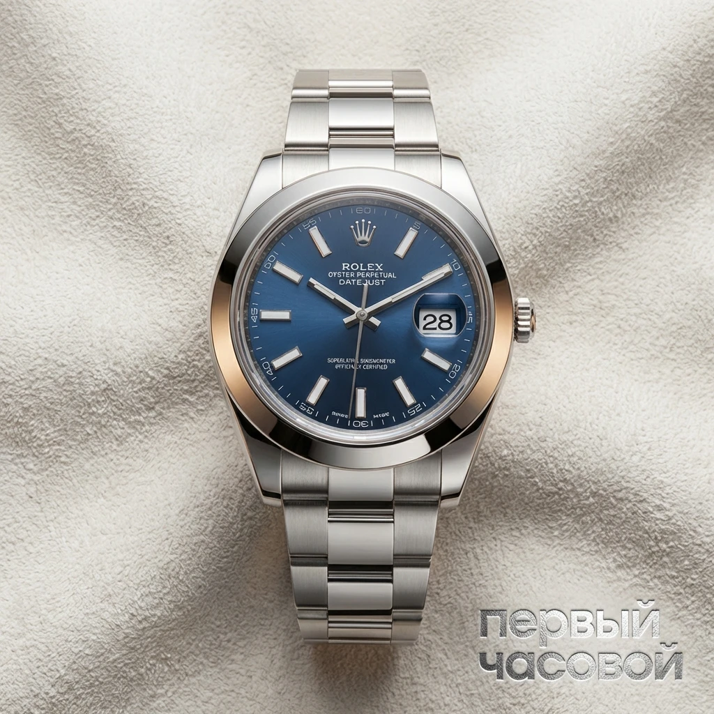Купить элитные часы Rolex Oyster Perpetual Datejust II Blue Dial Sticks 116300: в наличии в Москве!