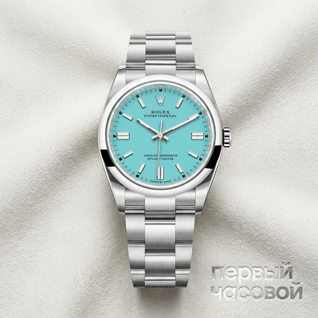 Купить элитные часы Rolex Perpetual 36 Stainless Steel Tiffany Dial 126000: в наличии в Москве!
