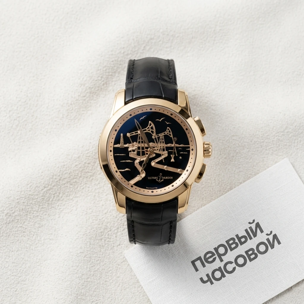 Купить элитные часы Ulysse N Hourstriker Oil Pump Rose Gold 6106-131/E2-OIL: в наличии в Москве!