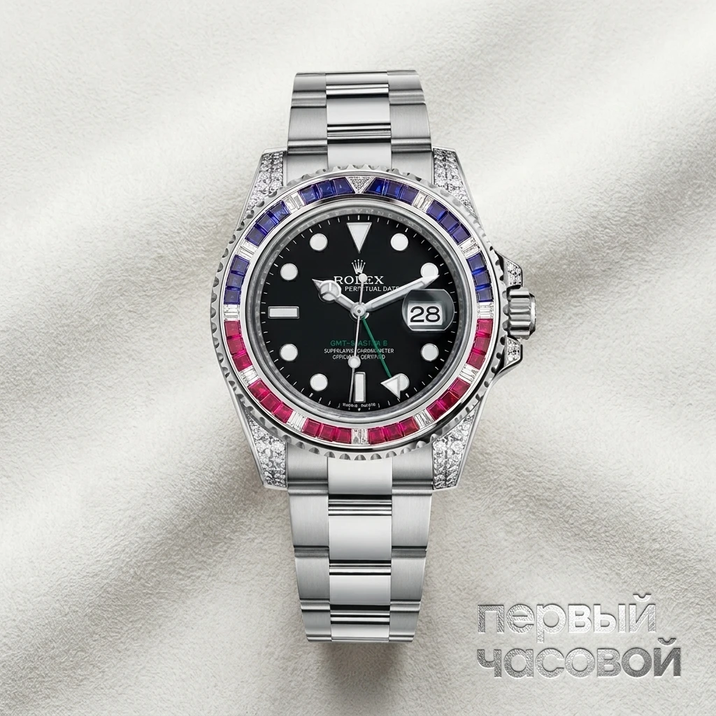 Rolex GMT Master II Pepsi Custom Base 116710fix