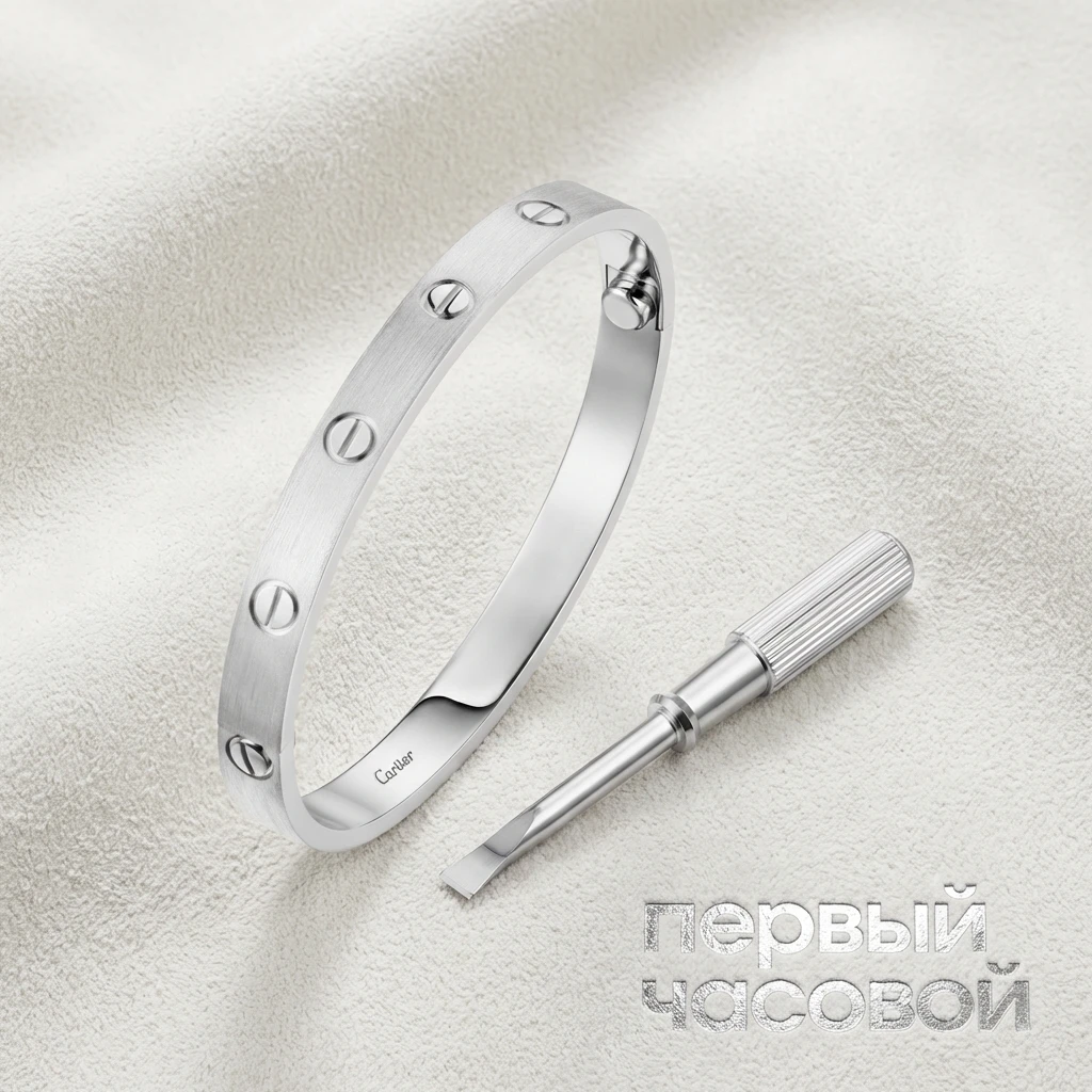 Купить украшение Cartier Brushed Love Bracelet B6077117: в наличии в Москве!