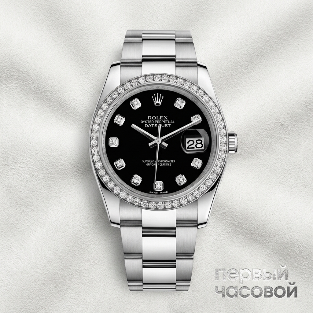 Rolex Oyster Perpetual Datejust 36mm Factory Diamond Bezel