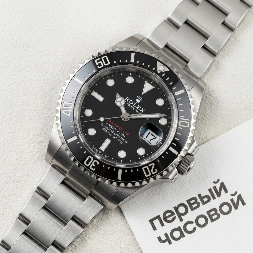 Купить элитные часы Rolex Sea Dweller 43 mm Red Line 126600: в наличии в Москве!