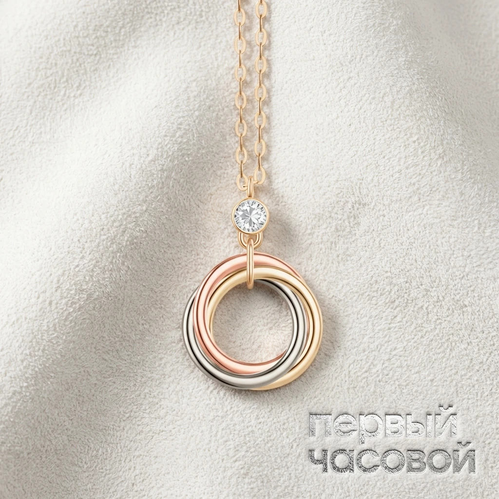 Купить украшение Cartier Trinity Necklace B7224815: в наличии в Москве!