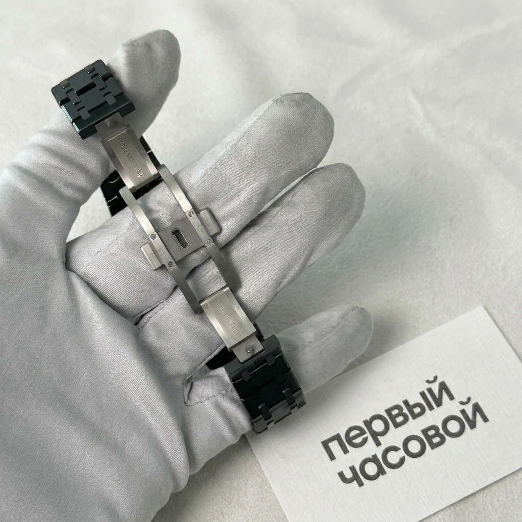 Купить элитные часы Audemars Piguet Royal Oak Black Ceramic 34mm Automatic 77350CE.OO.1266CE.01: в наличии в Москве!