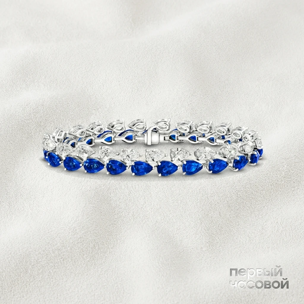 Купить украшение Studio jewelry Браслет С Сапфирами И Бриллиантами : в наличии в Москве!
