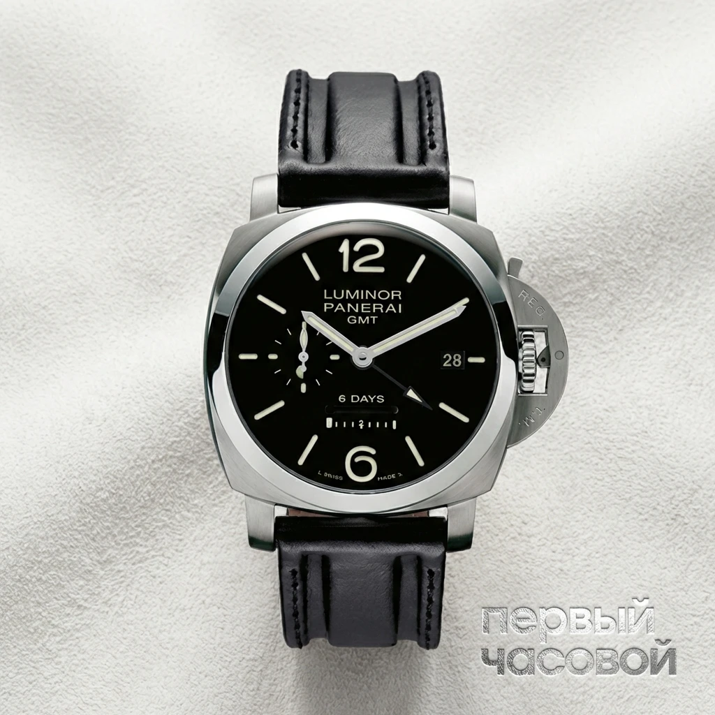 Купить элитные часы Panerai Luminor 1950 8 Days Gmt PAM 00233: в наличии в Москве!