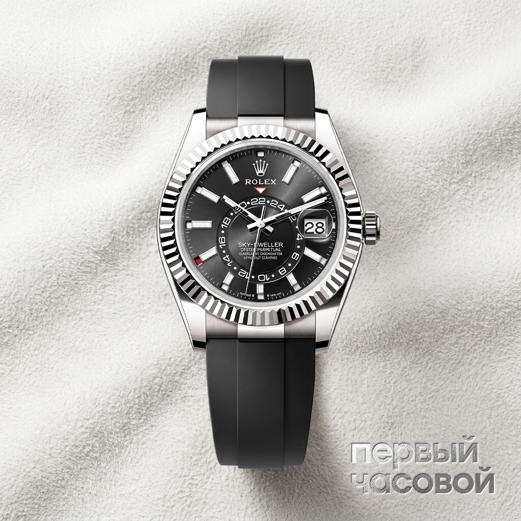 Rolex Sky-Dweller White Gold Oysterflex
