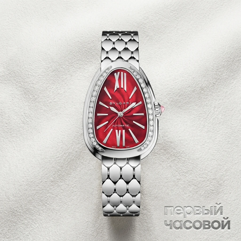 Купить элитные часы Bvlgari Serpenti Seduttori Steel And Diamonds Limited Edition 104310: в наличии в Москве!