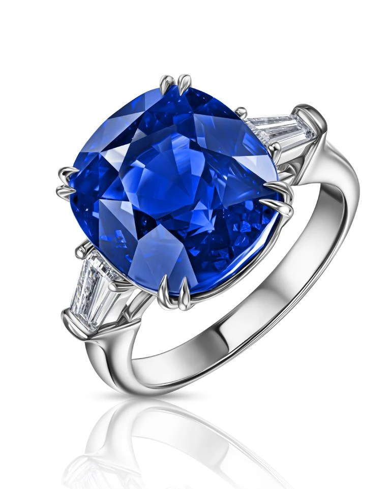 Купить украшение NO NAME КОЛЬЦО С САПФИРОМ 11,86 CT. &quot;INTENSE CORNFLOWER&quot; : в наличии в Москве!