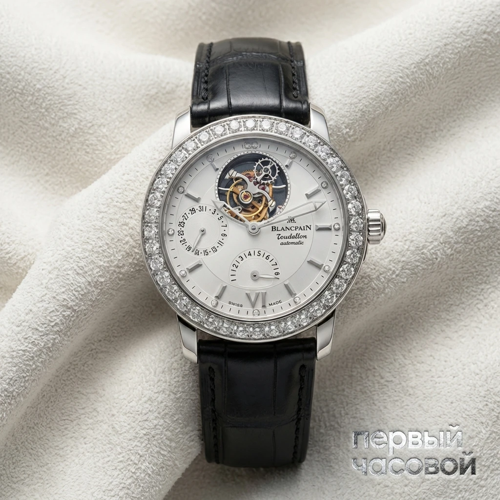 Купить элитные часы Blancpain Leman Tourbillon Power Reserve 2125-1927-53B: в наличии в Москве!
