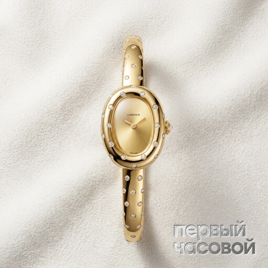 Cartier Baignoire Yellow Gold and Diamonds 16 WJBA0064