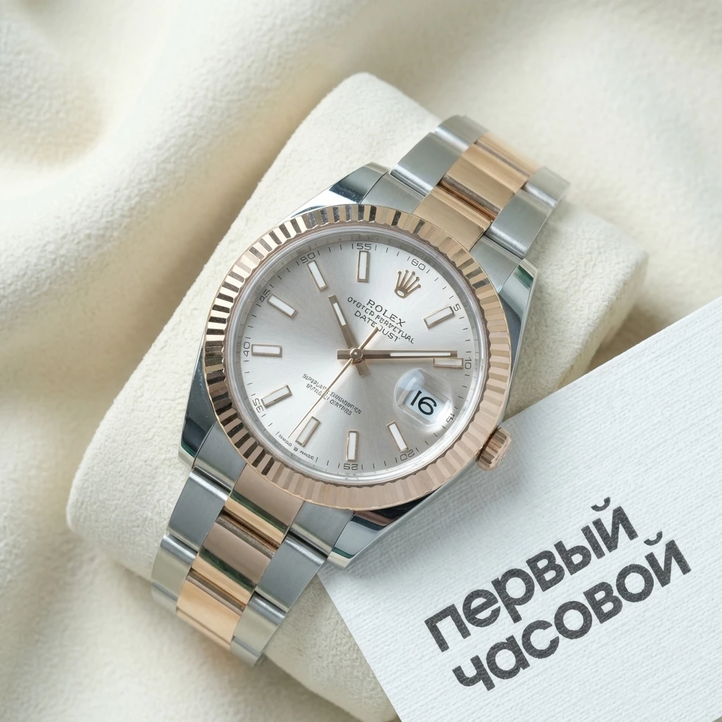 Купить элитные часы Rolex Datejust 41Mm Steel Rose Gold Soundust Dial 126331: в наличии в Москве!