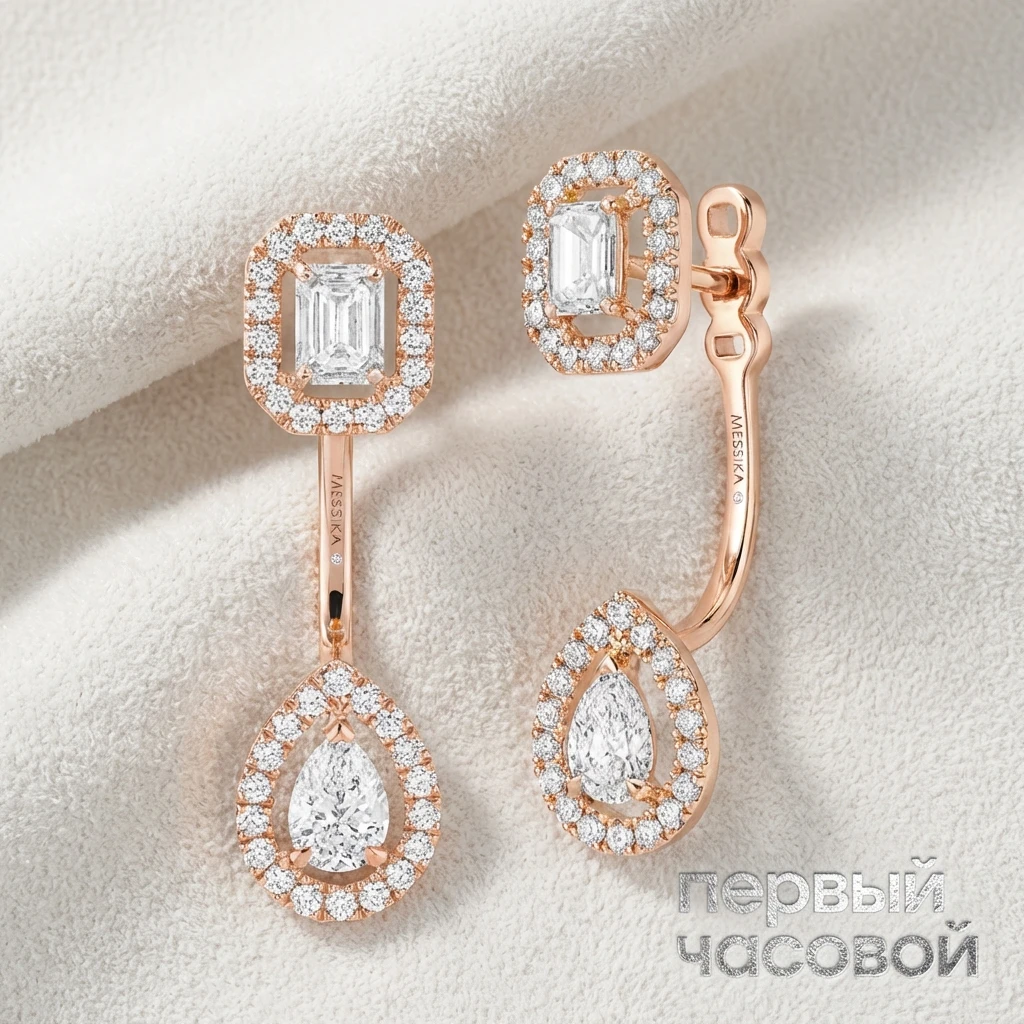 Купить украшение Messika Серьги My Twin Toi &amp; Moi 0,15ct x2 06504-PG 6504-PG: в наличии в Москве!