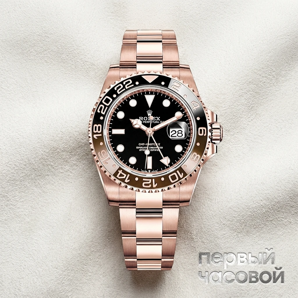 Купить элитные часы Rolex GMT Master II Everose Gold 2022 126715CHNR: в наличии в Москве!