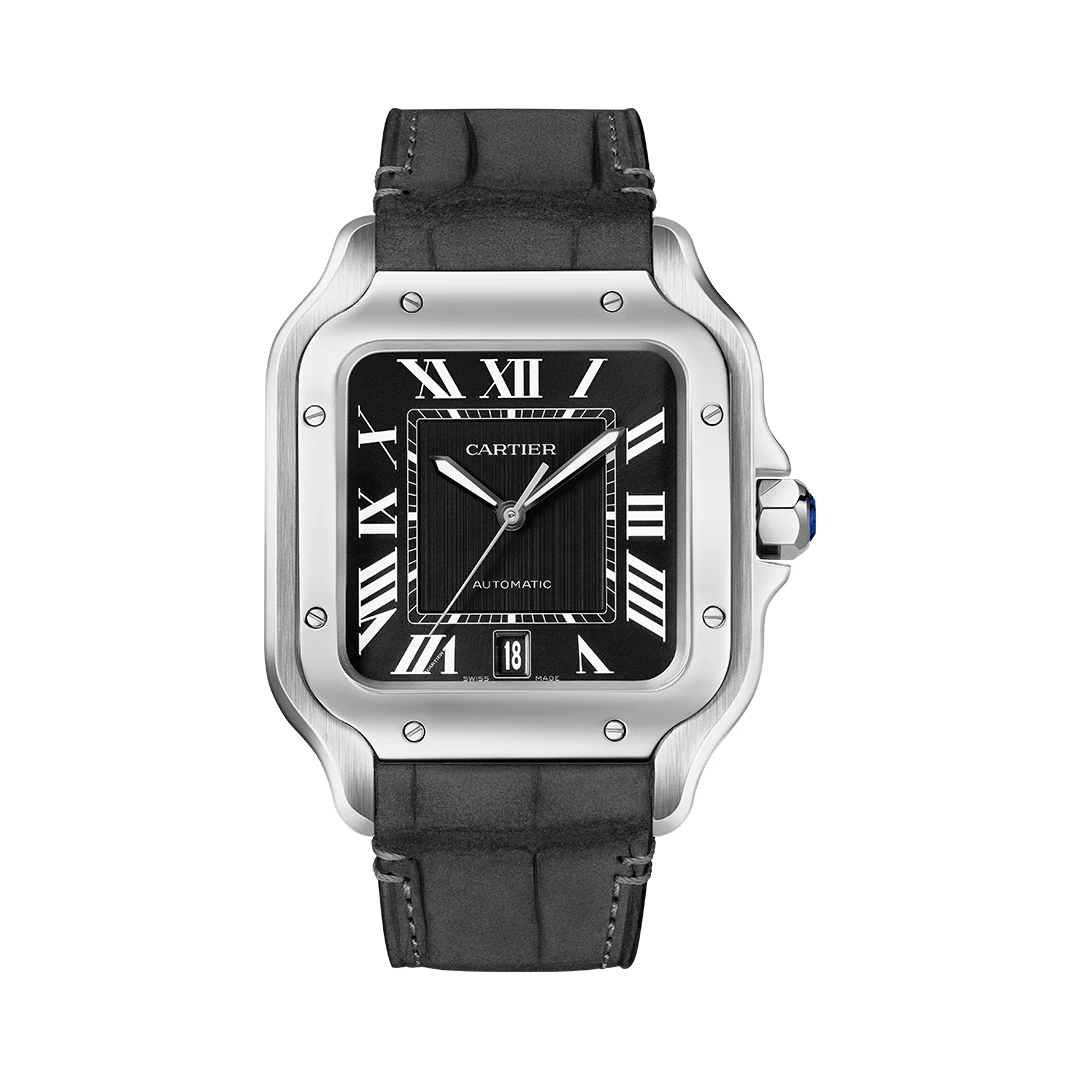 Cartier Santos De Cartier Large Model Black Dial WSSA0096 — фото 8