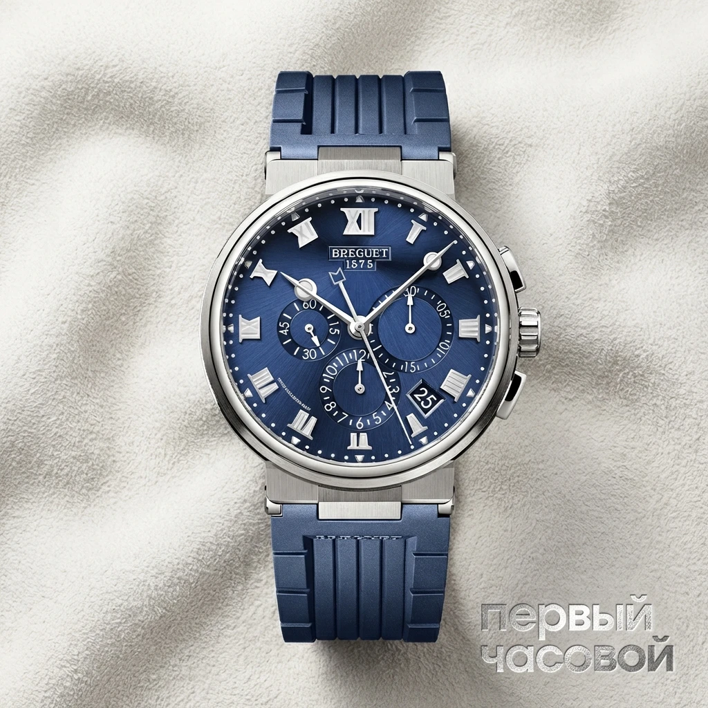 Купить элитные часы Breguet Marine Chronograph 42.3mm 2023 5527ti/y1/tw0: в наличии в Москве!