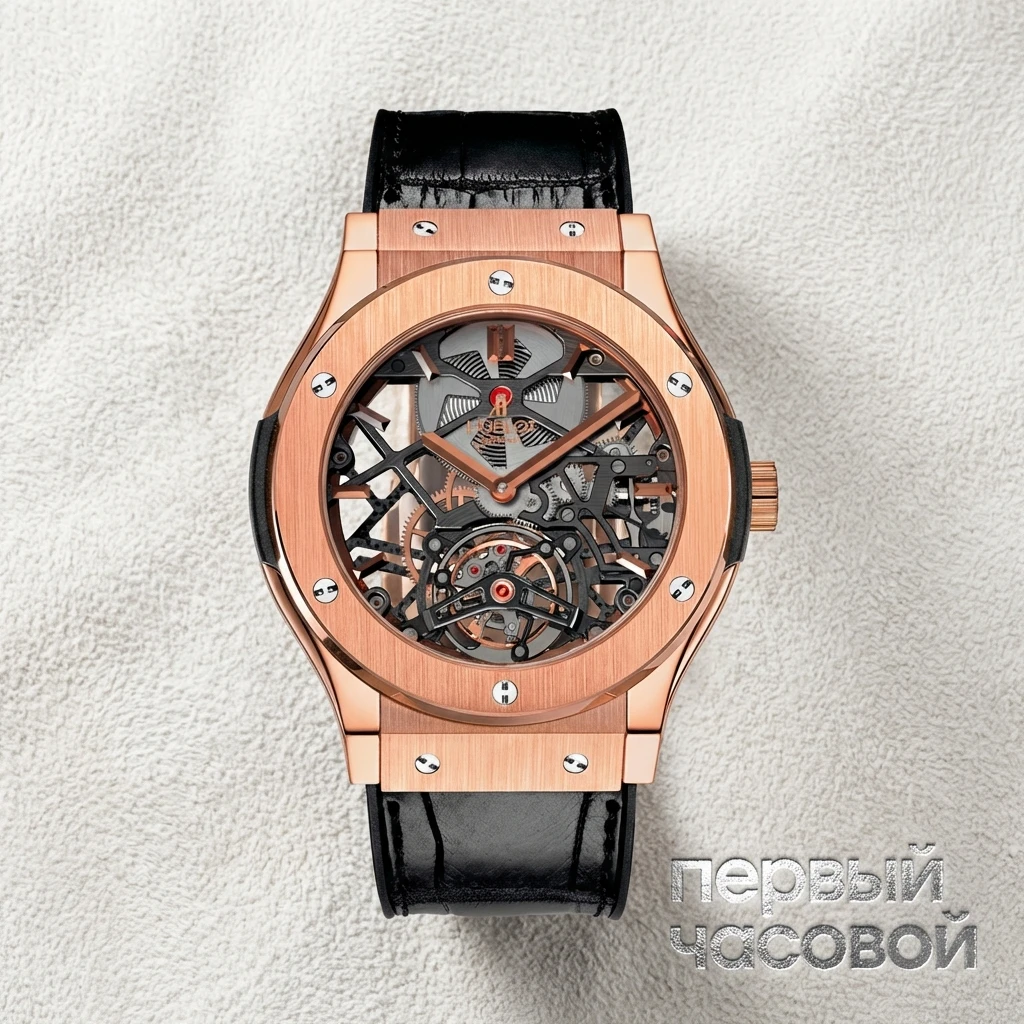 Hublot Classic Fusion Skeleton Tourbillon King Gold 45Mm Limited Edition 505.OX.0180.LR