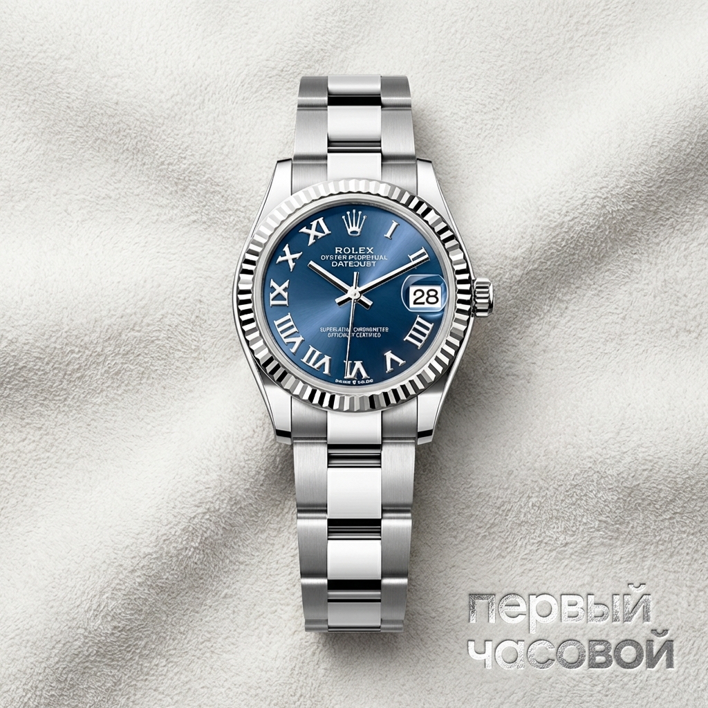 Rolex Datejust 31Mm Blue Dial Roman Index