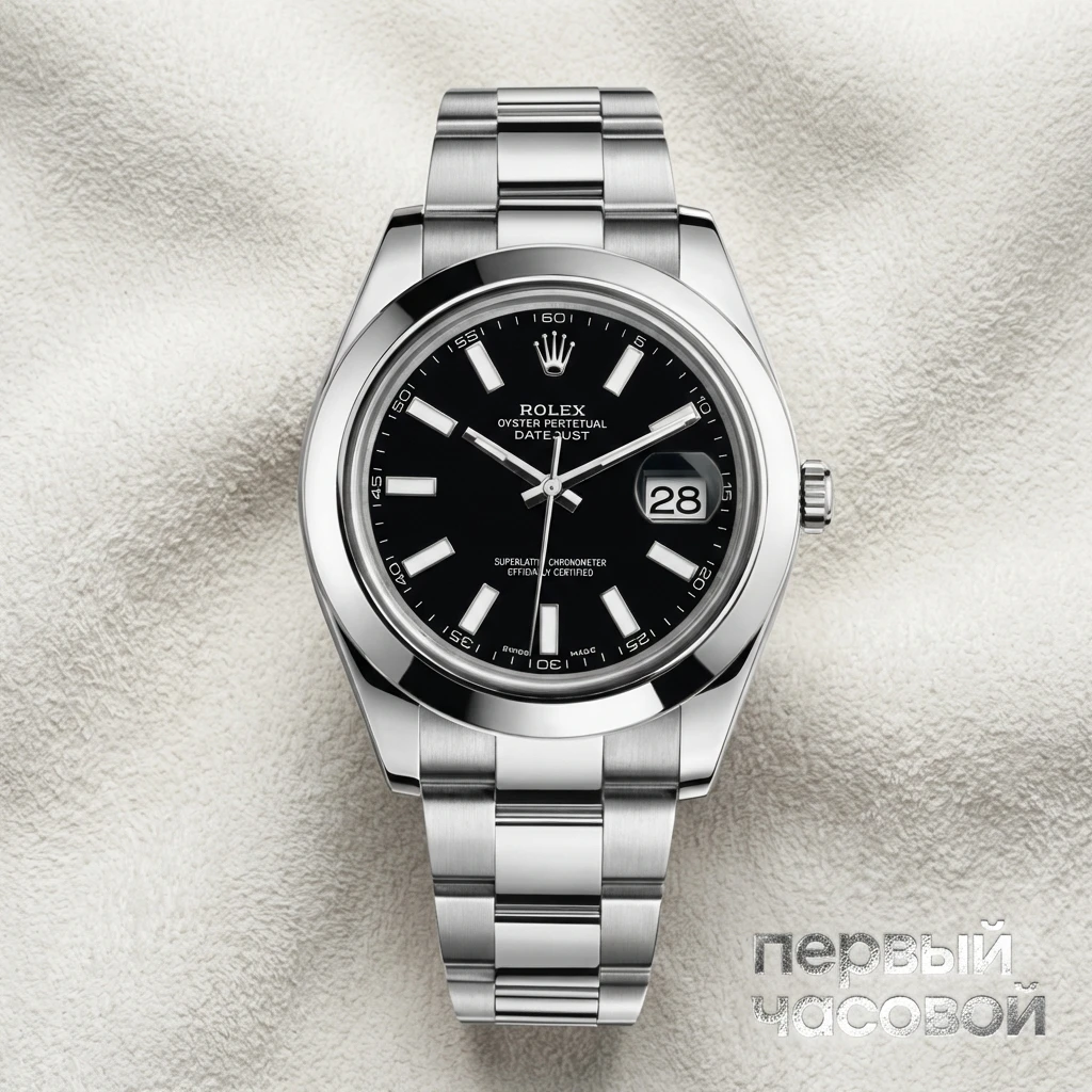 Купить элитные часы Rolex Datejust II Black Dial Sticks Index 116300: в наличии в Москве!