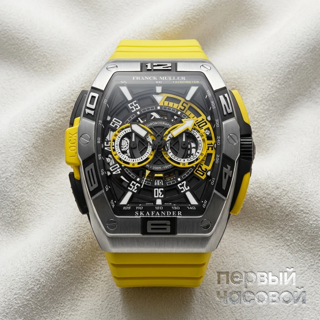 Купить элитные часы Franck Muller Skafander Chronograph SKF 46 DV CC DT TTNRBR TTNR (JA): в наличии в Москве!