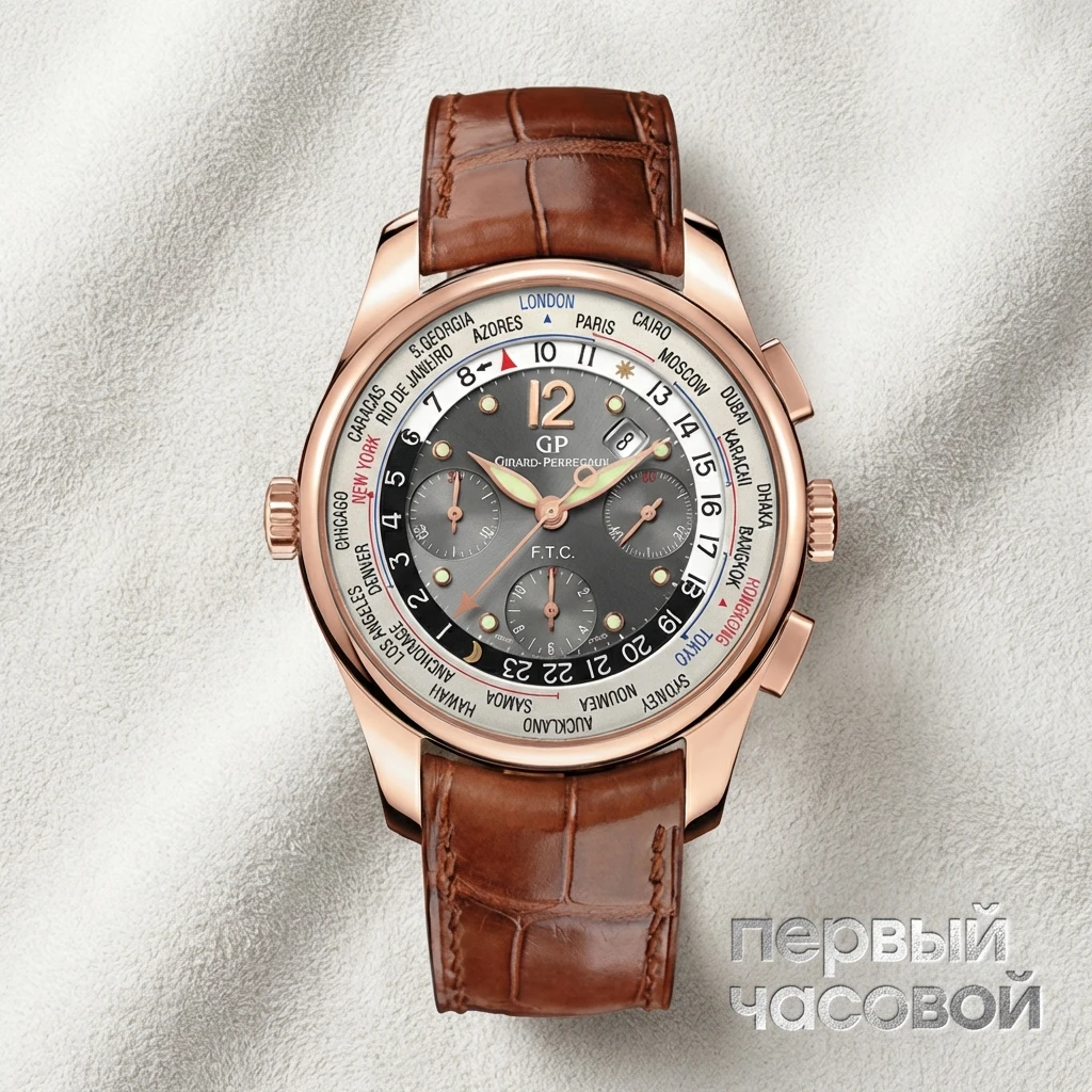 Купить элитные часы Girard-Perregaux Worldtimer Chrono WW.TC 49805-52-251-BACA: в наличии в Москве!