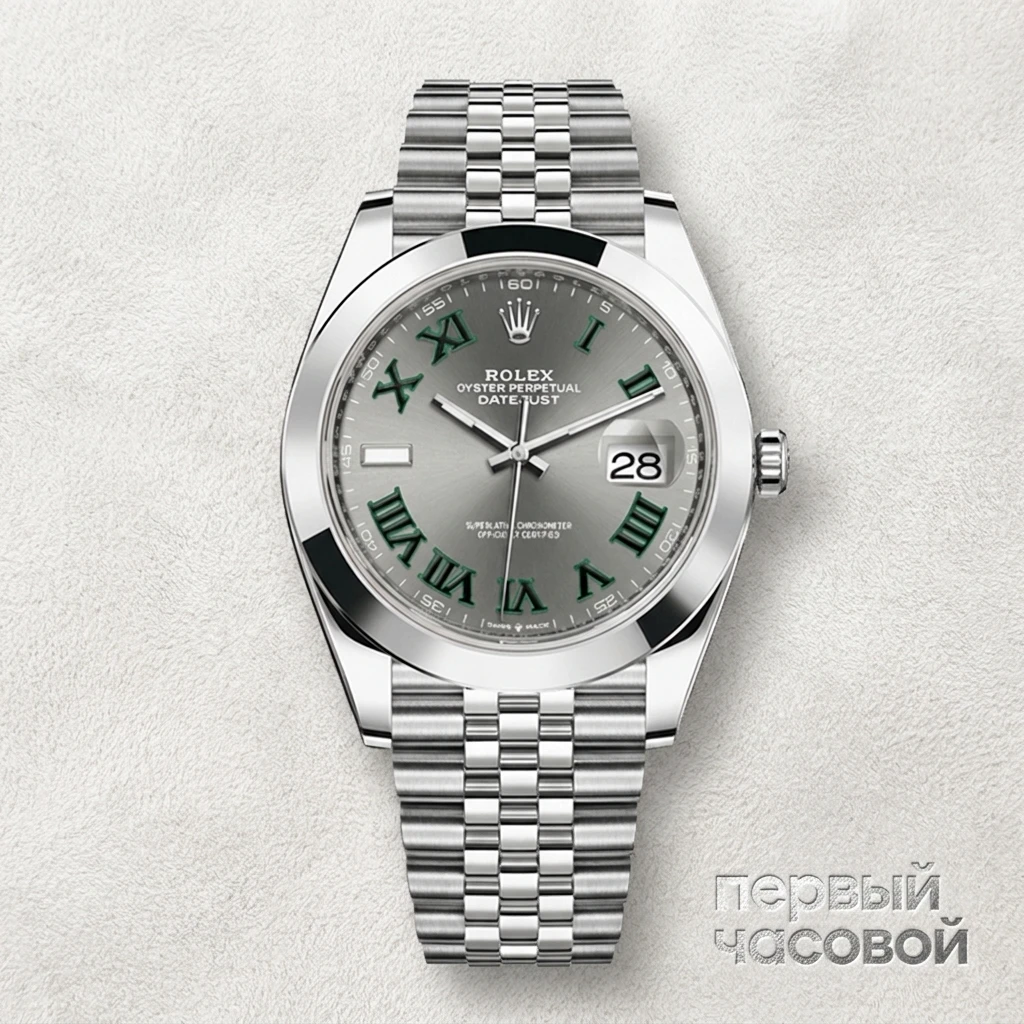 Купить элитные часы Rolex Oyster Perpetual Datejust 41 Mm Wimbledon 126300: в наличии в Москве!