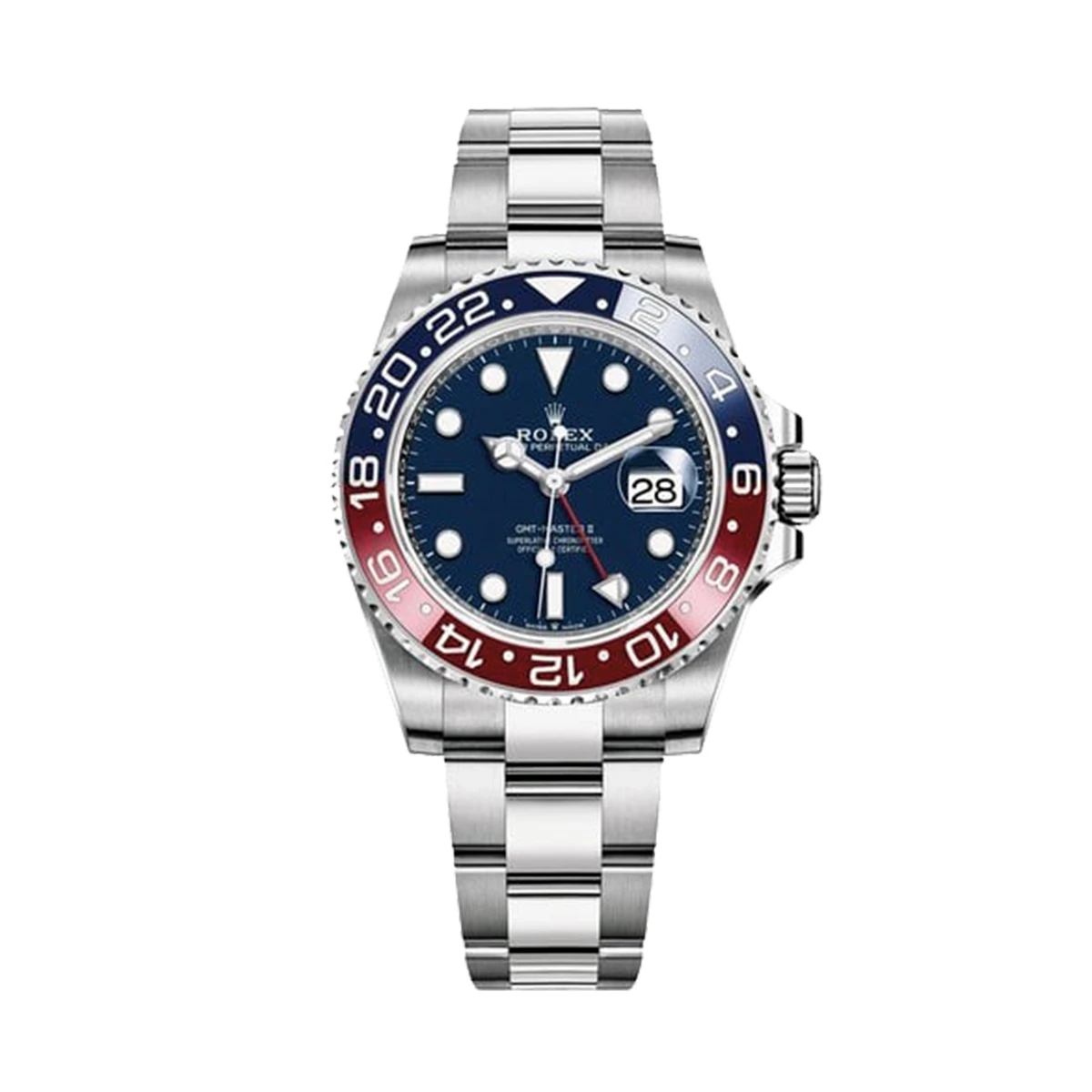 Купить элитные часы Rolex GMT Master II Pepsi White Gold 126719BLRO: в наличии в Москве!