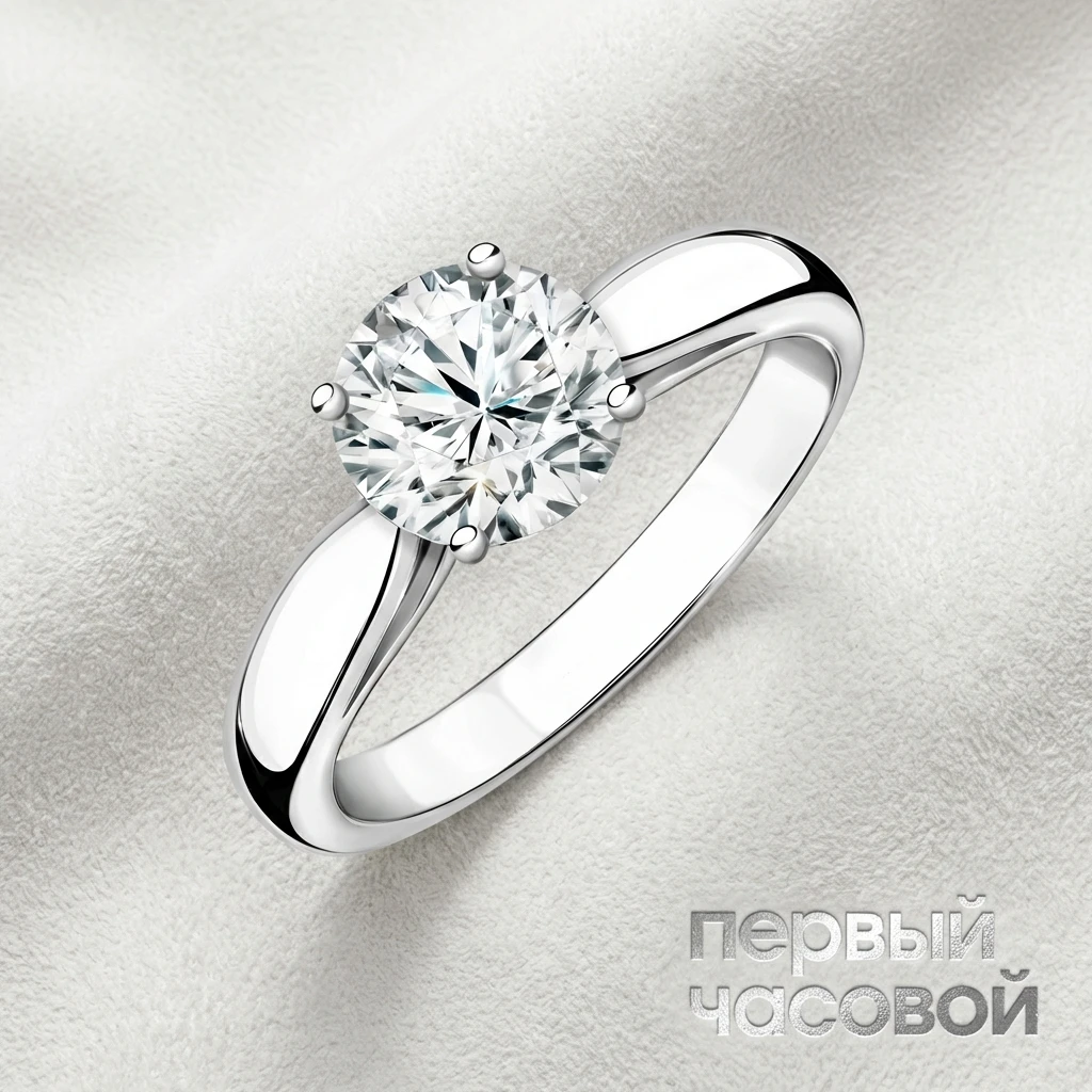 Купить украшение Studio jewelry Кольцо 1,30 ct. J/VS2 (3 excellent) : в наличии в Москве!