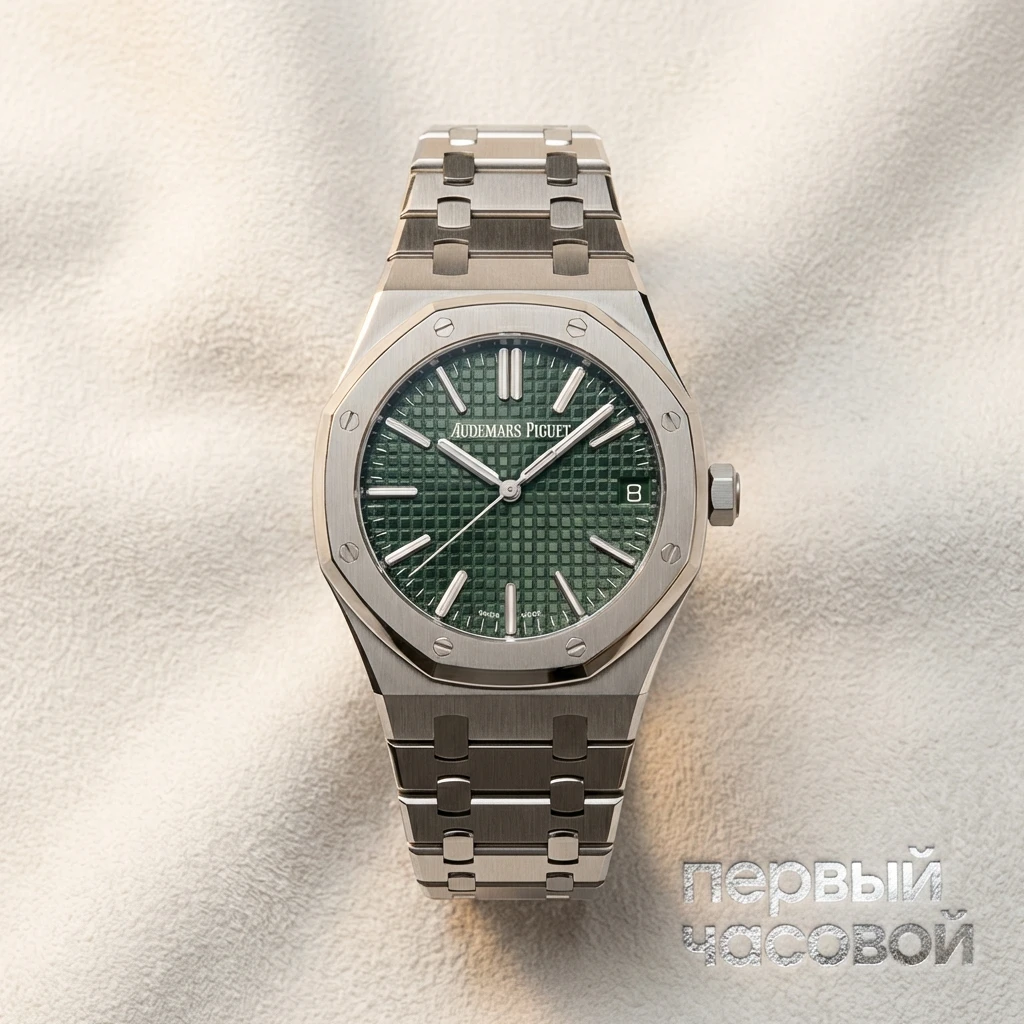 Audemars Piguet Royal Oak 41Mm Olive Dial 15510ST.OO.1320ST.09