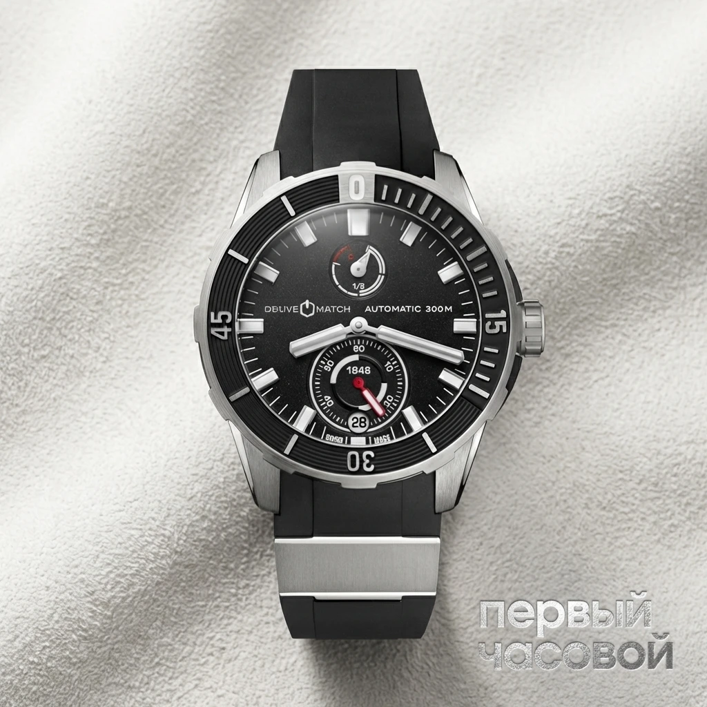 Купить элитные часы Ulysse N Diver Chronometer Black 1183-170-3/92: в наличии в Москве!