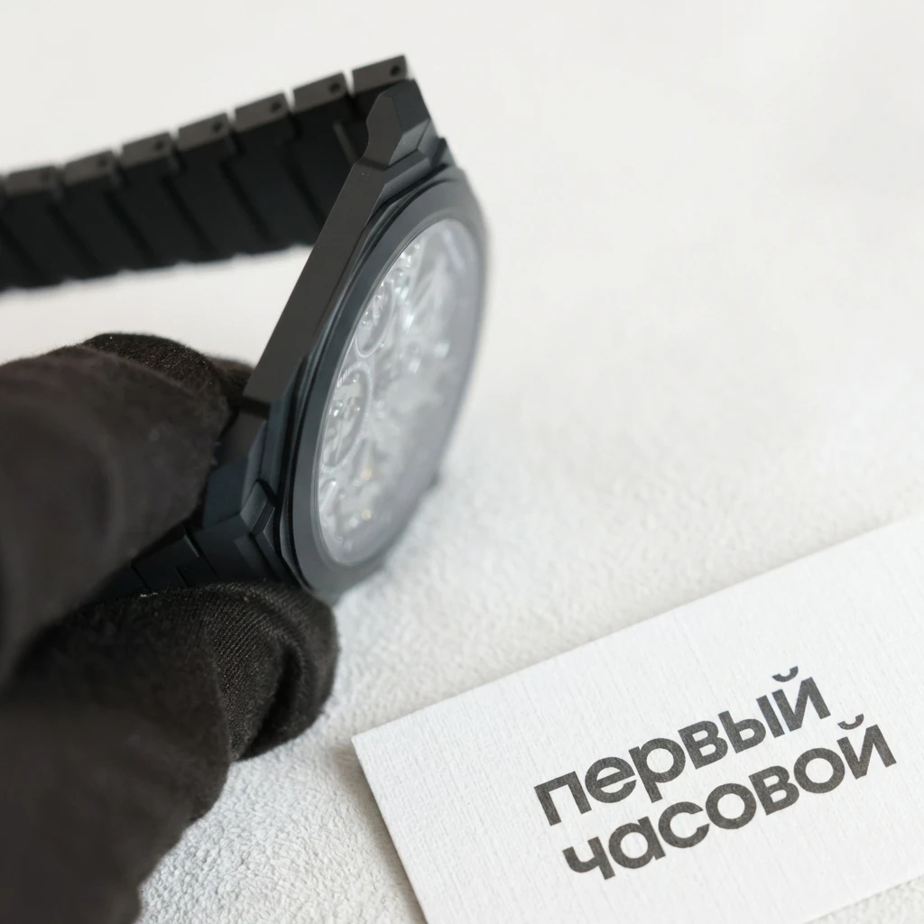 Купить элитные часы Bvlgari Octo Finissimo Skeleton Ultra-Thin Monochrome Ceramic 40Mm 103126: в наличии в Москве!