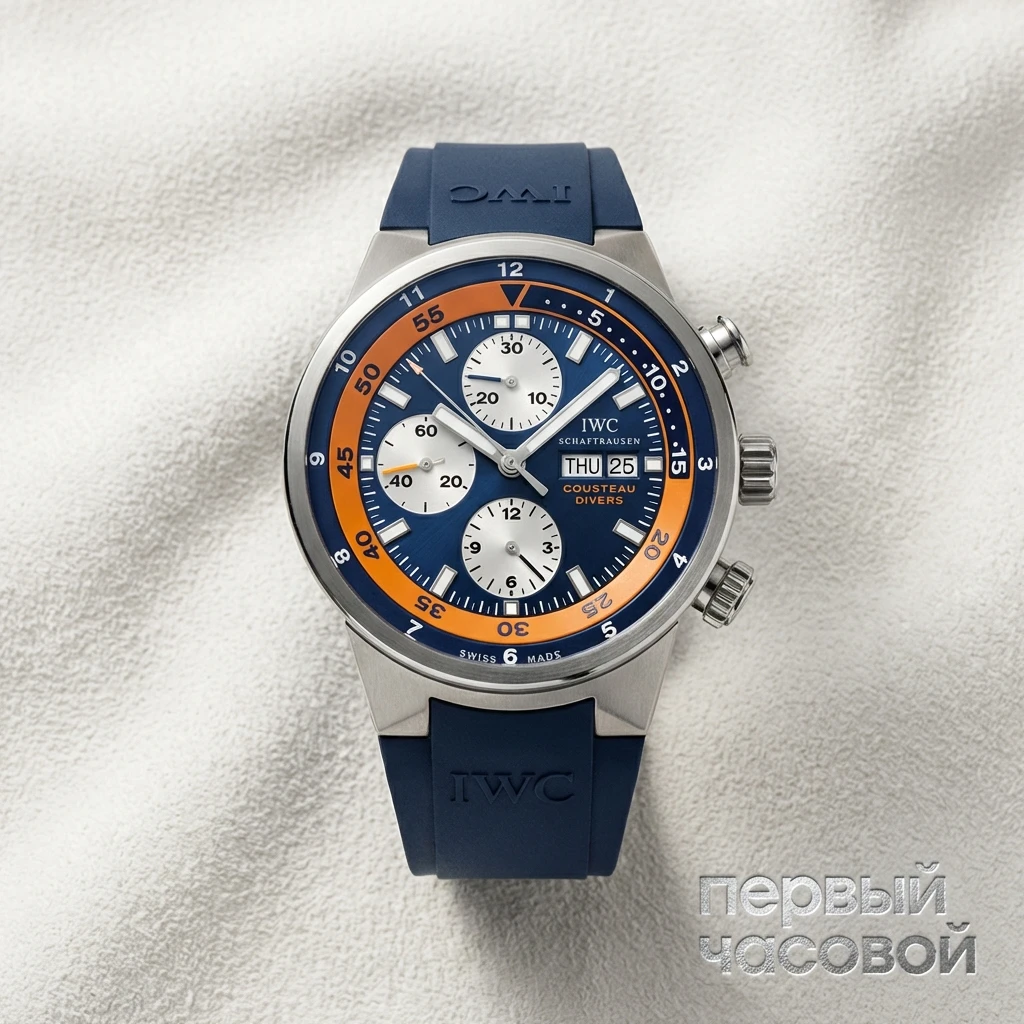 Купить элитные часы Iwc Aquatimer Chronograph Cousteau Divers Limited Edition IW378101: в наличии в Москве!